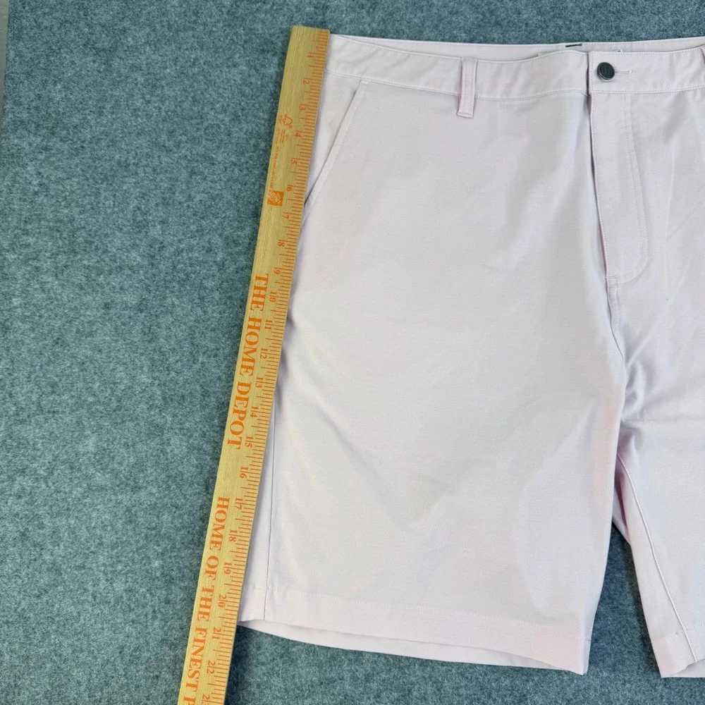 Criquet Performance Shorts Mens 38 Light Pink Golf Summer Casual Austin TX
